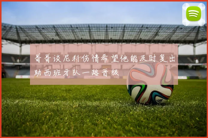 哥哥谈尼科伤情希望他能及时复出助西班牙队一路晋级