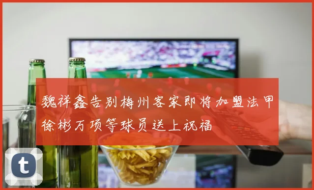 魏祥鑫告别梅州客家即将加盟法甲徐彬万项等球员送上祝福